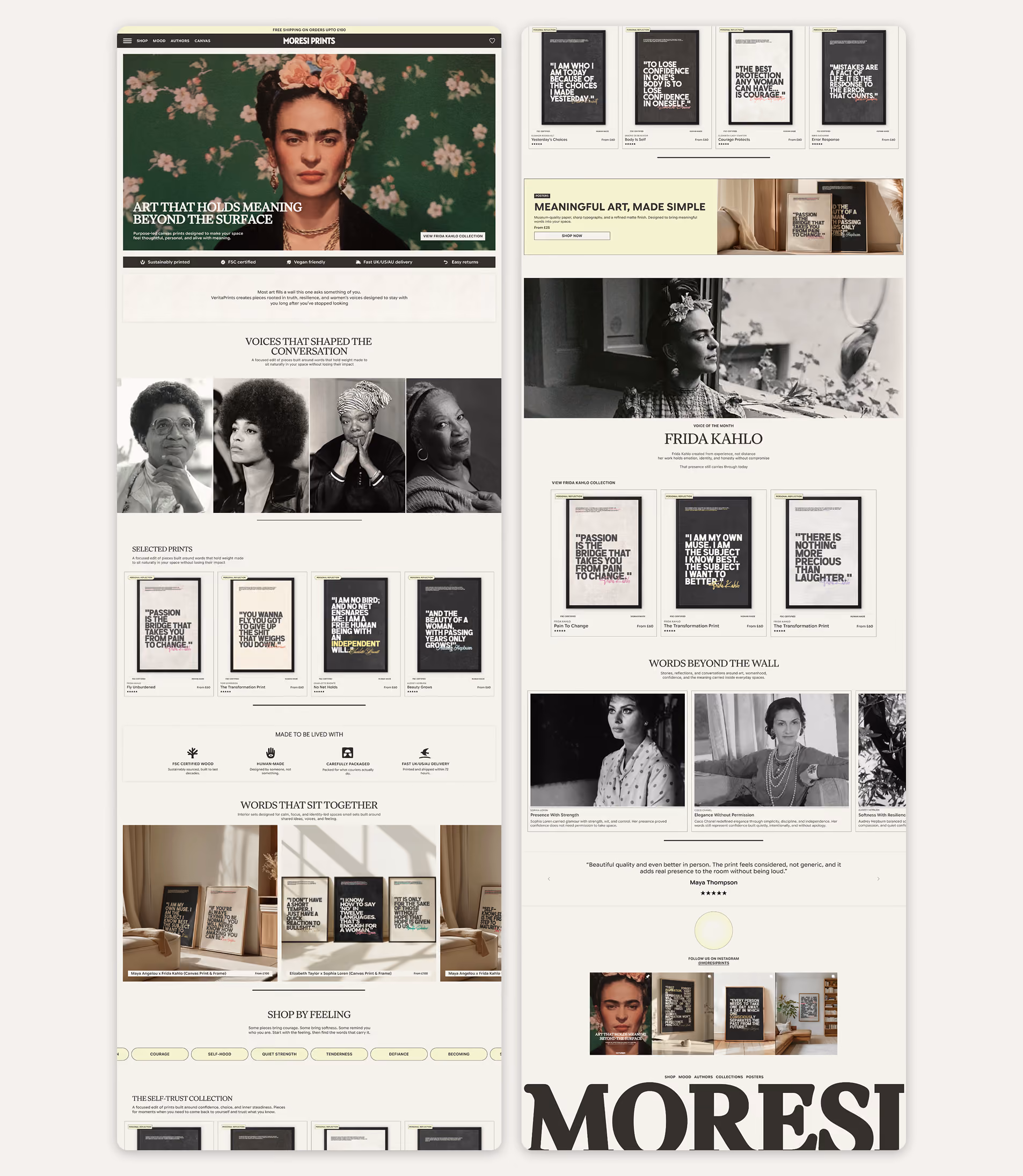 AMERTA (swimwear brand)  Swimwear ecommerce homepage with tropical lifestyle imagery, product grids, editorial sections, and Bali-inspired visuals